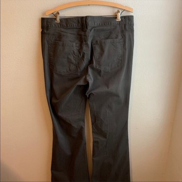 Loft Wide Leg 5 Pkt Dark Gray Pant Size 8 - Picture 7 of 8